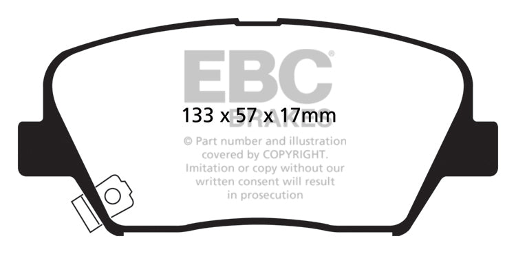 EBC Greenstuff Front Brake Pads - DP21863