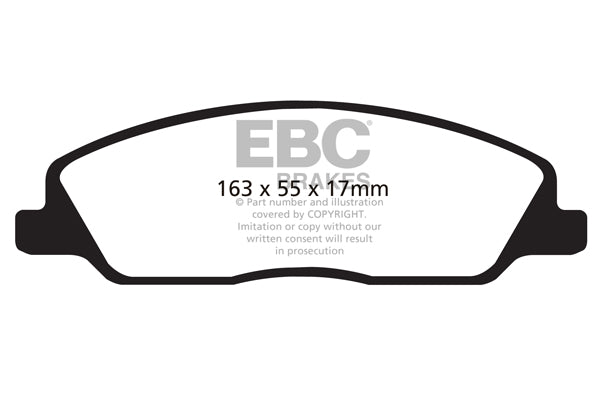 EBC Greenstuff Front Brake Pads - DP21869