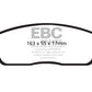 EBC Yellowstuff Front Brake Pads - DP41869R