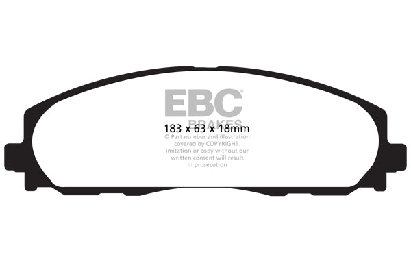 EBC Yellowstuff Front Brake Pads - DP41888R