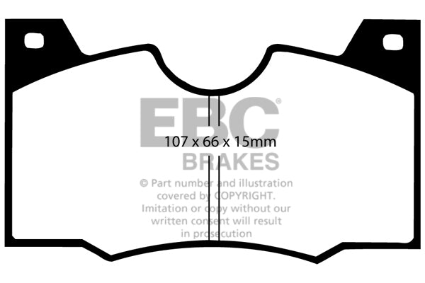 EBC Yellowstuff Front Brake Pads - DP4188R