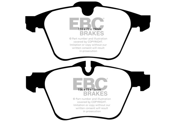 EBC Yellowstuff Front Brake Pads - DP41912R