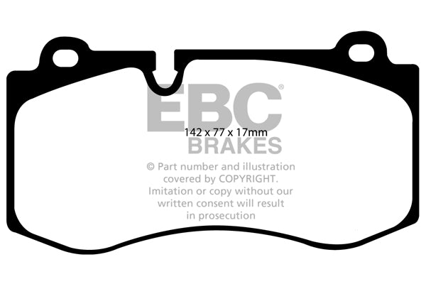 EBC Yellowstuff Front Brake Pads - DP41943R