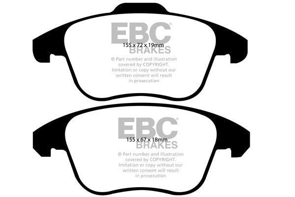 EBC Greenstuff Front Brake Pads - DP21960