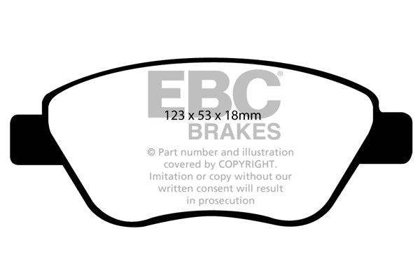 EBC Greenstuff Front Brake Pads - DP21965