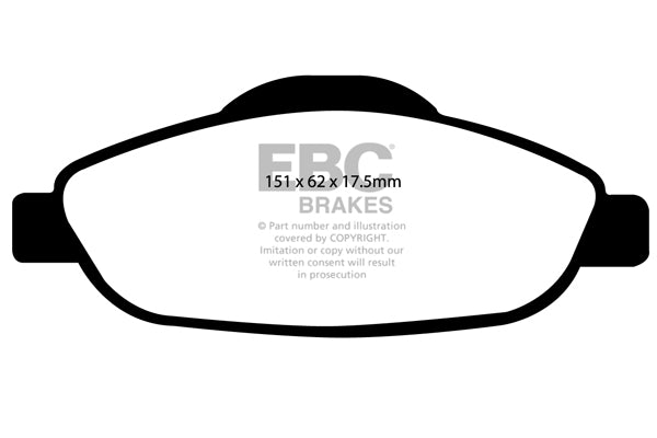 EBC Yellowstuff Front Brake Pads - DP41978R