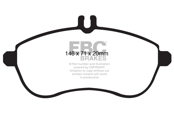 EBC Yellowstuff Front Brake Pads - DP41989R
