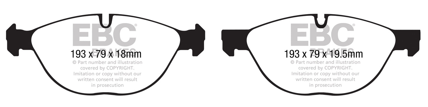 EBC Yellowstuff Front Brake Pads - DP41994R