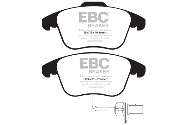 EBC Yellowstuff Front Brake Pads - DP41998R