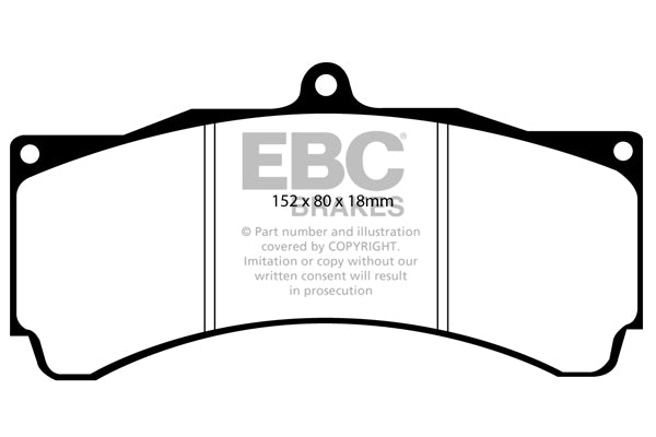 EBC Yellowstuff Front Brake Pads - DP4005R