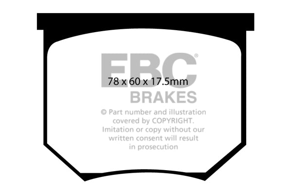 EBC Greenstuff Front Brake Pads - DP2035