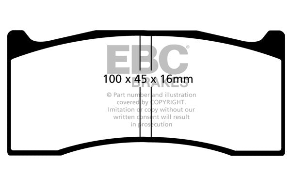 EBC Greenstuff Front Brake Pads - DP2044/3