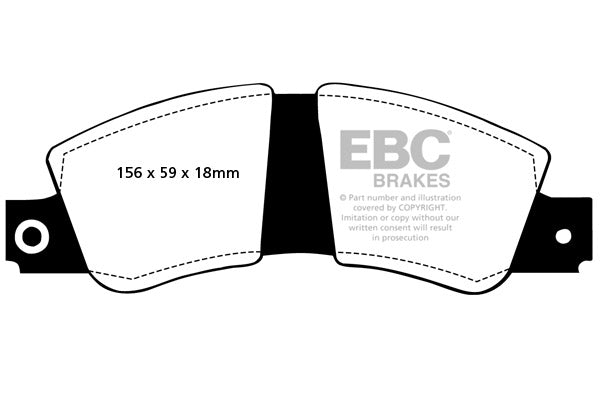 EBC Ultimax Front Brake Pads - DP267