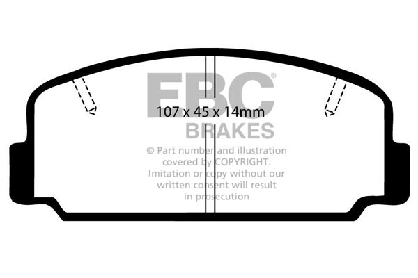EBC Ultimax Front Brake Pads - DP323