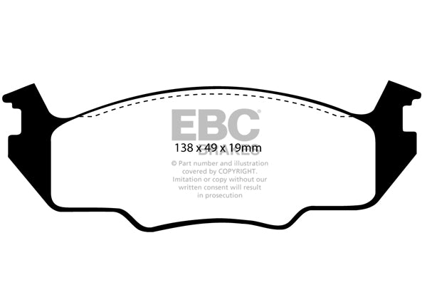 EBC Ultimax Front Brake Pads - DP366/2