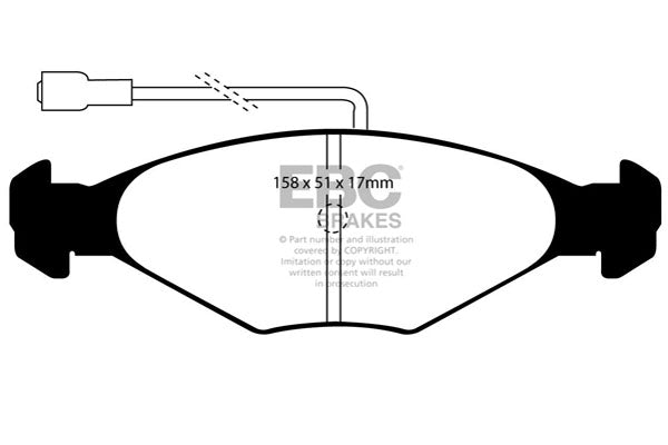 EBC Ultimax Front Brake Pads - DP384