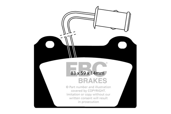 EBC Ultimax Front Brake Pads - DP398