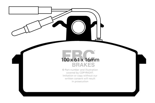 EBC Ultimax Front Brake Pads - DP410/2