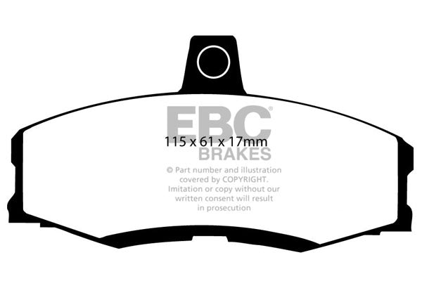 EBC Greenstuff Front Brake Pads - DP2438