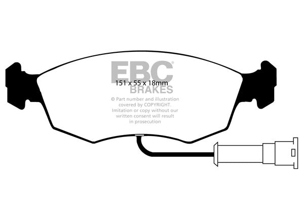 EBC Greenstuff Front Brake Pads - DP2473