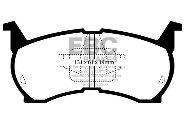 EBC Ultimax Front Brake Pads - DP490