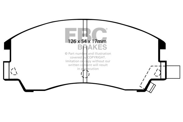 EBC Ultimax Front Brake Pads - DP582