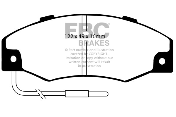 EBC Yellowstuff Front Brake Pads - DP4604R