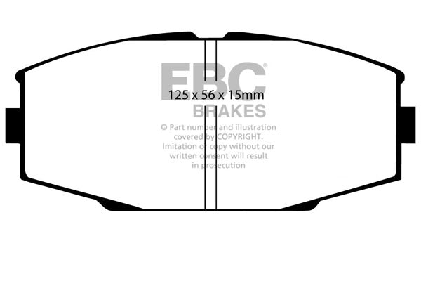 EBC Yellowstuff Front Brake Pads - DP4610R