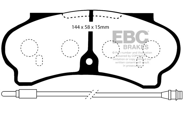 EBC Ultimax Front Brake Pads - DP652