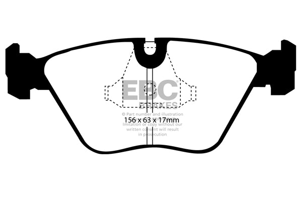 EBC Redstuff Front Brake Pads - DP3689/2C