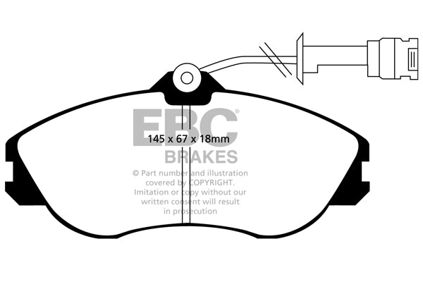 EBC Yellowstuff Front Brake Pads - DP4711R