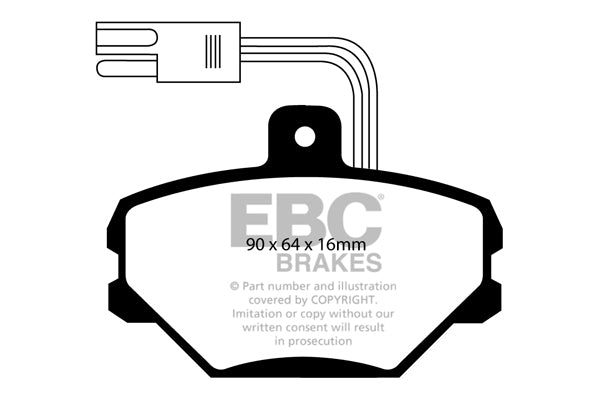 EBC Ultimax Front Brake Pads - DP718/2