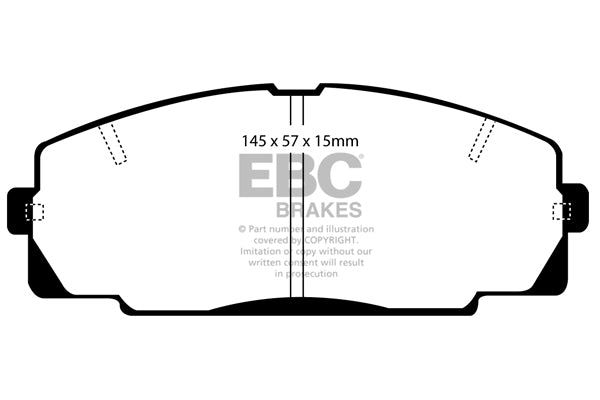 EBC Ultimax Front Brake Pads - DP722