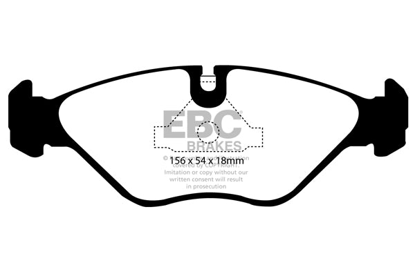 EBC Yellowstuff Front Brake Pads - DP4751R