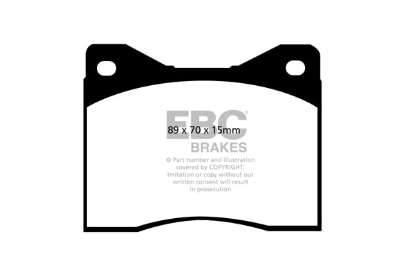 EBC Greenstuff Front Brake Pads - DP2753/2