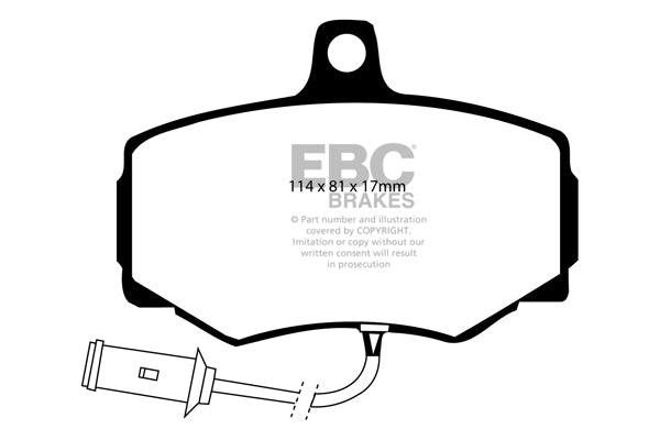 EBC Redstuff Front Brake Pads - DP3756C