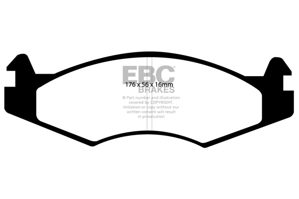 EBC Ultimax Front Brake Pads - DP813