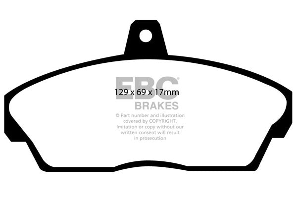 EBC Yellowstuff Front Brake Pads - DP4815R