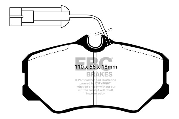 EBC Ultimax Front Brake Pads - DP820