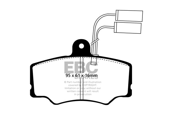 EBC Ultimax Front Brake Pads - DP835