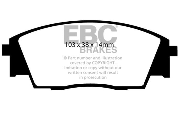 EBC Ultimax Front Brake Pads - DP840