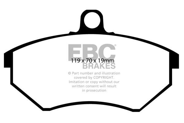 EBC Greenstuff Front Brake Pads - DP2841/2