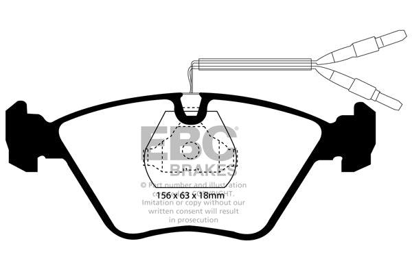 EBC Ultimax Front Brake Pads - DP881