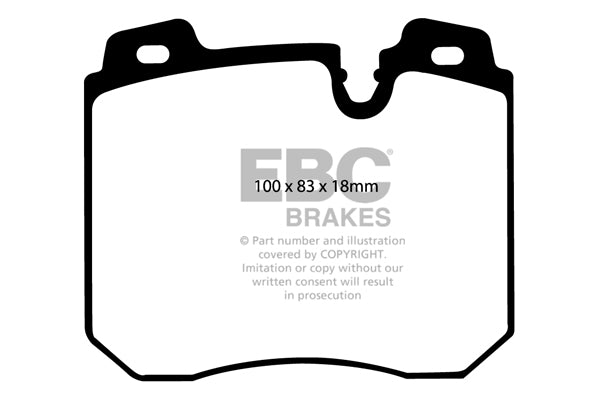 EBC Yellowstuff Front Brake Pads - DP4886R