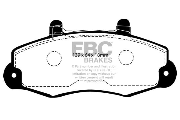 EBC Ultimax Front Brake Pads - DP918/2