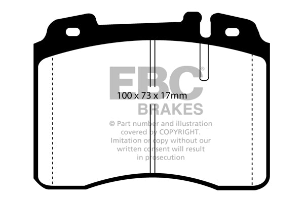 EBC Yellowstuff Front Brake Pads - DP4927R