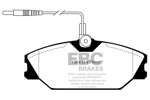 EBC Yellowstuff Front Brake Pads - DP4949R