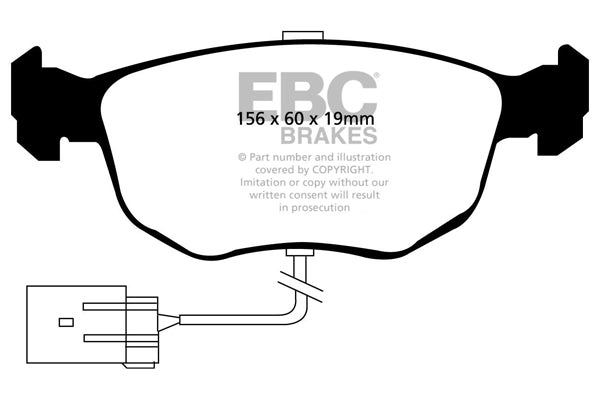 EBC Yellowstuff Front Brake Pads - DP4956R