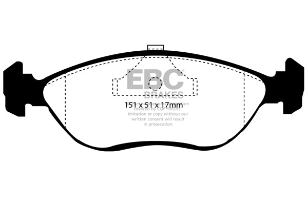 EBC Ultimax Front Brake Pads - DP989