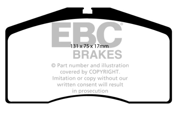 EBC Yellowstuff Front Brake Pads - DP4997R